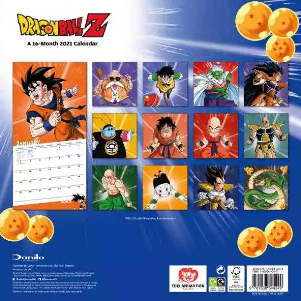 Dragon Ball Z - Kalendarz 2021
