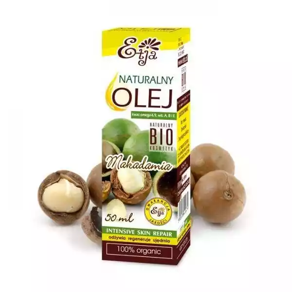 Etja − Naturalny Olej Macadamia Bio − 50 Ml