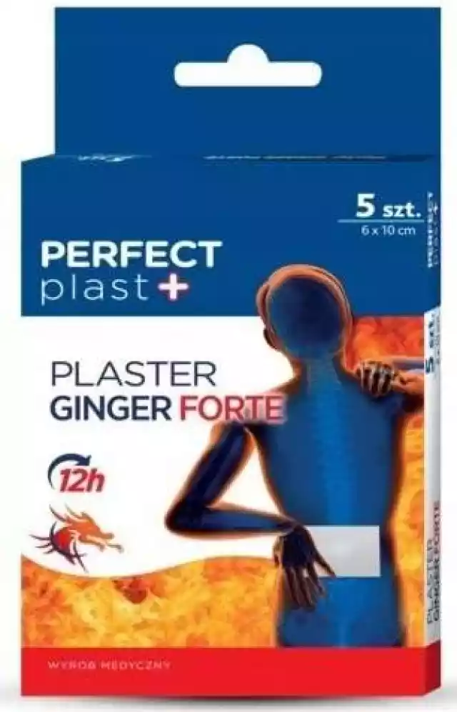 Plaster Rozgrzewający Ginger Forte Perfect Plast X 5 Sztuk