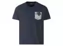 Livergy Livergy T-Shirt Męski Z Bawełny (L (52/54), Granatowy)