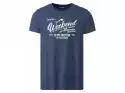 Livergy Livergy T-Shirt Męski Z Bawełną (M (48/50), Niebieski)