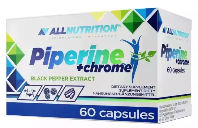 Allnutrition Piperine + Chrom X 60 Kapsułek