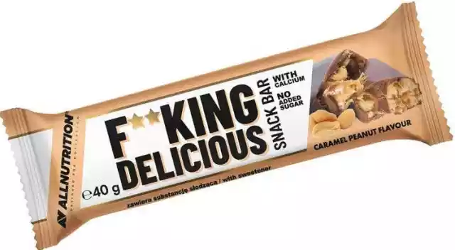 Allnutrition F**king Delicious Snack Bar Caramel Peanut 40G