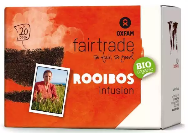 Herbatka Rooibos Infusion Fair Trade Bio (20 X 1,5 G) 30 G - Oxf