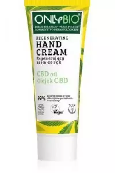 Cbd Oil Hand Cream Regenerating Regenerujący Krem Do Rąk