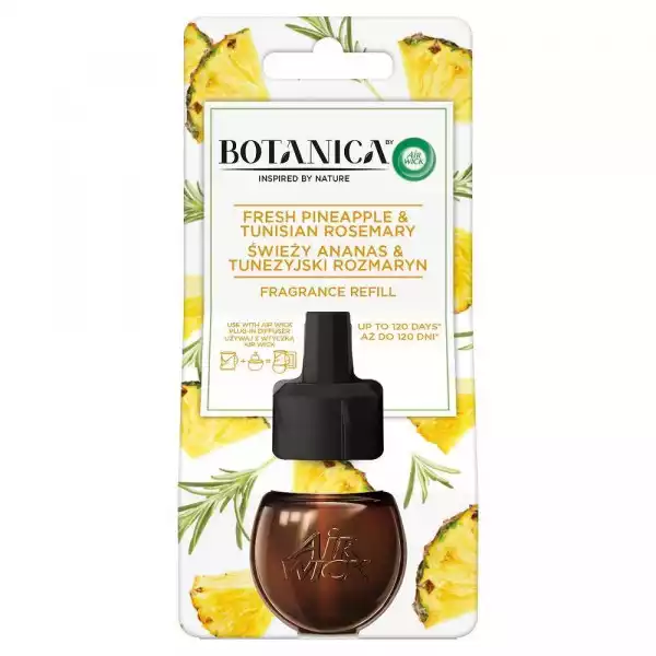 Botanica Wkład Do Elektrycznego Odświeżacza Świeży Ananas & Tune