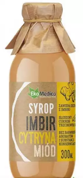 Syrop Imbir Cytryna Miód 300Ml