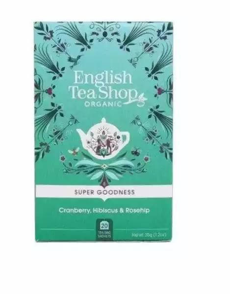 English Tea Shop, Herbata Cranberry, Hibiscus & Rosehip, 20 Sasz