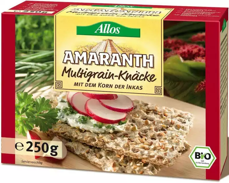 Pieczywo Chrupkie Amarantusowe Wielozbożowe Bio 250 G - Allos
