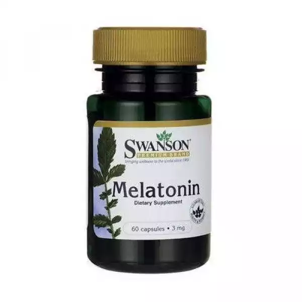 Swanson Melatonina 3Mg X 60 Kapsułek
