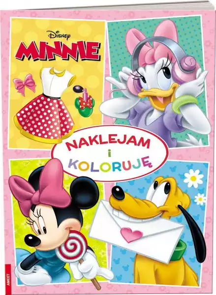 Minnie Naklejam I Koloruję Nak-9107 - Opracowanie Zbiorowe