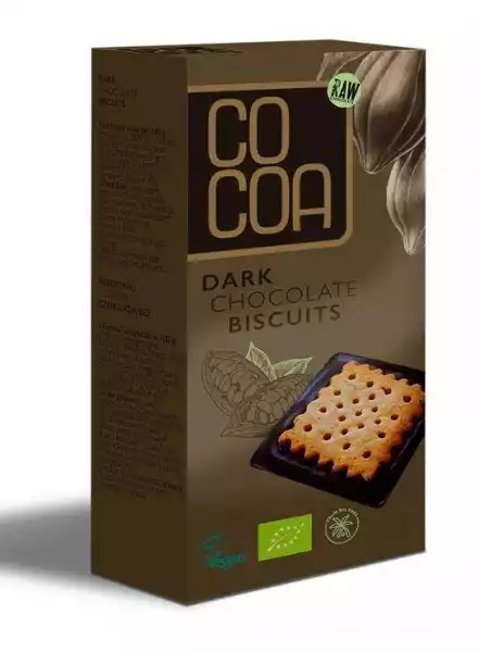 Herbatniki Z Ciemną Czekoladą Bio 95 G - Cocoa