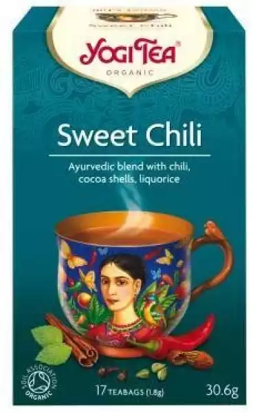 Herbatka Słodkie Chili (Sweet Chili) Bio (17 X 1,8 G) 30,6 G - Yogi Tea