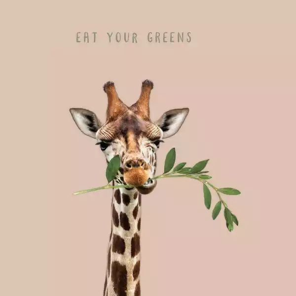 Serwetki Stołowe Bambusowe Eat Your Greens 20 Szt - Chic-Mic