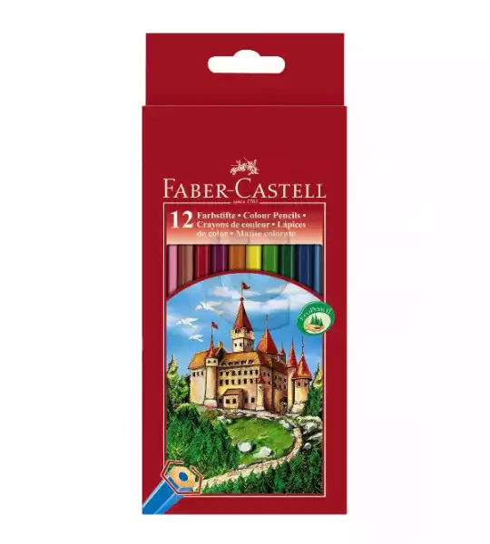 Kredki Zamek Faber Castell, 12 Kolorów 