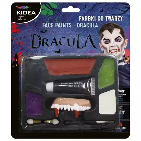 Farby Do Twarzy Zestaw Kidea Dracula K -