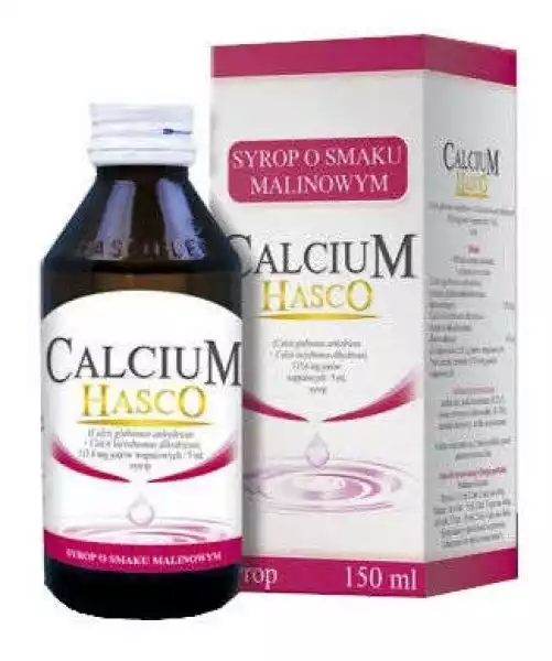 Calcium Hasco Syrop O Smaku Malinowym 150Ml