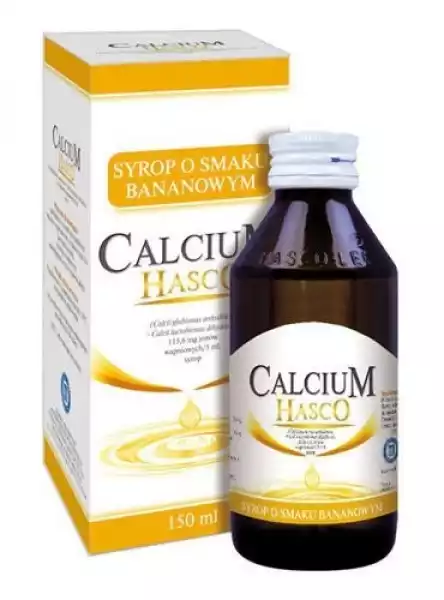 Calcium Hasco Syrop O Smaku Bananowym 150Ml