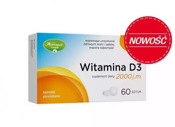 Witamina D3 2000 J.m. X 60 Tabletek