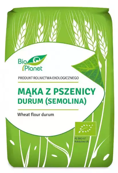Mąka Z Pszenicy Durum Bio 1 Kg - Bio Planet