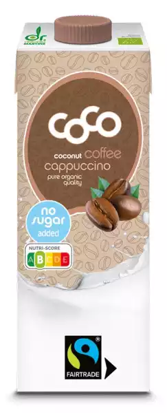 Napój Kokosowy Cappuccino Bez Dodatku Cukrów Fair Trade Bio 1 L - Coco (Dr Martins)