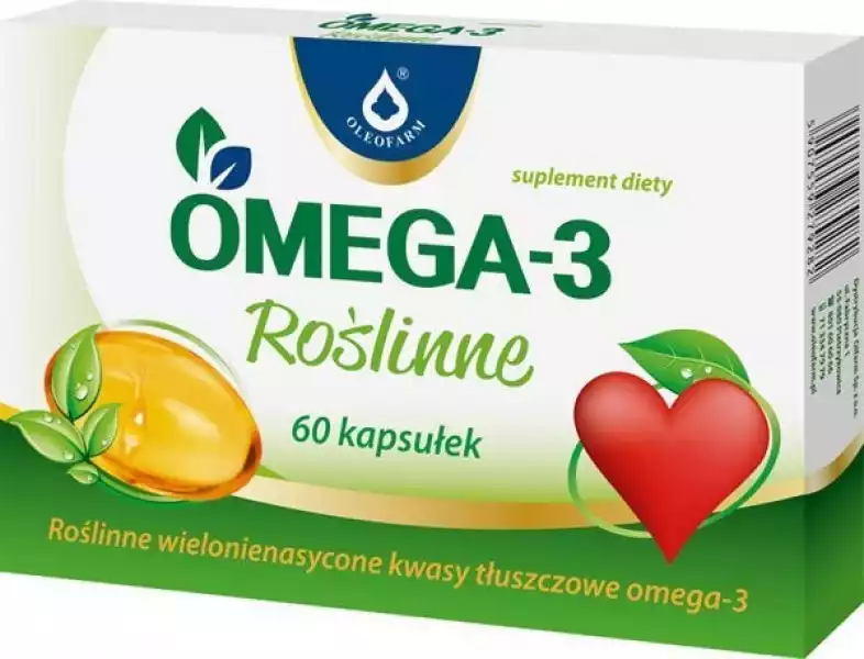 Omega-3 Roślinne X 60 Kapsułek