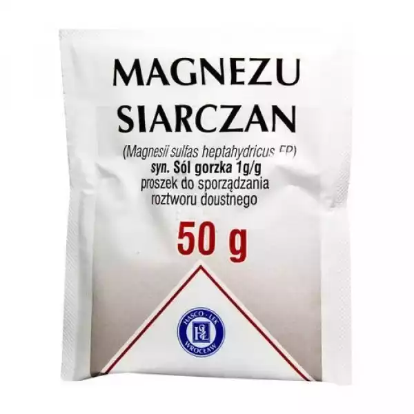 Magnezu Siarczan - Sól Gorzka - 50G