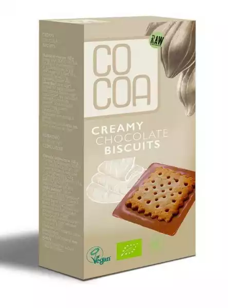 Herbatniki Z Czekoladą Creamy Bio 95 G - Cocoa