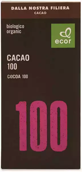 Ecor − Czekolada Gorzka 100% Kakao Bio − 80 G