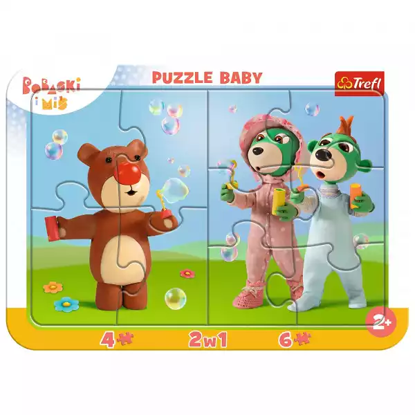 Puzzle Ramkowe Baby Zabawne Bobaski  80026 -