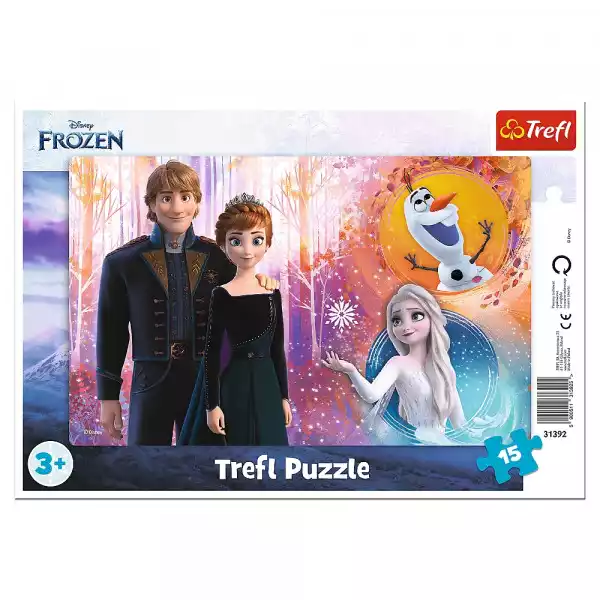 Puzzle 15 Ramkowe Radosne Wspomnienia Frozen 2 31392 -