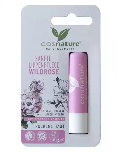 Lip Care Naturalny Ochronny Balsam Do Ust Z Olejkiem Z Dzikiej Róży 4.8G
