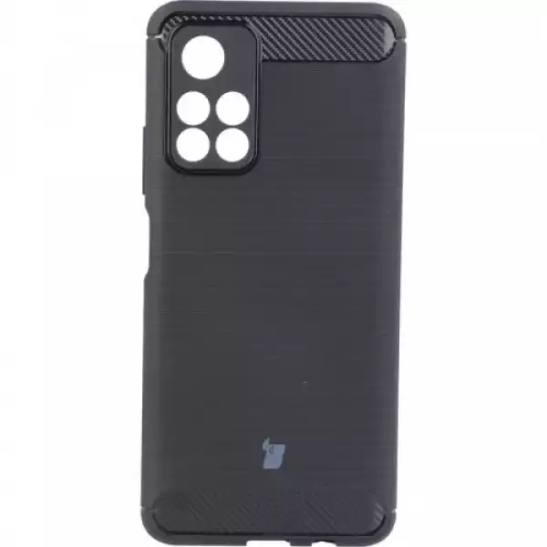 Etui Bizon Case Carbon Tpu Poco M4 Pro 5G / Redmi Note 11S 5G, Czarne