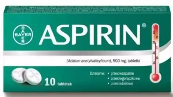Aspirin 500Mg X 10 Tabletek