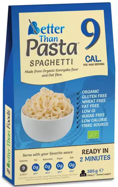 Makaron (Konjac Typu Noodle Spaghetti) Bezglutenowy Bio 385 G - Better Than Foods
