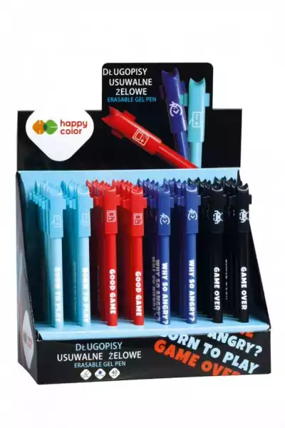Długopis Wymazywalny Ścieralny Games Happy Color Niebieski
