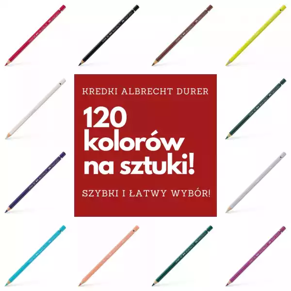 Kredki Na Sztuki - Kredki Akwarelowe Albrecht Durer Faber-Castell, 120 Kolorów