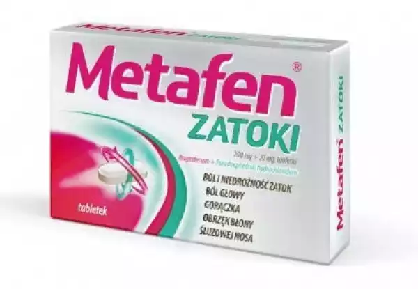 Metafen Zatoki X 10 Tabletek