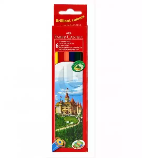 Kredki Zamek Faber-Castell, 6 Kolorów