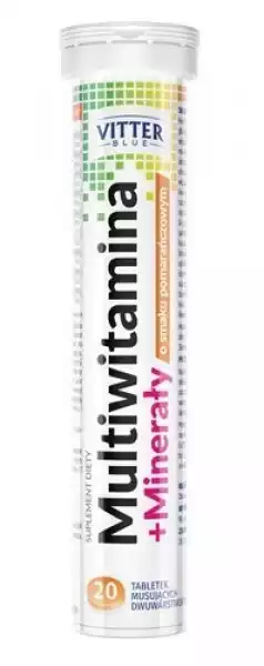 Multiwitamina+Minerały Vitter X 20 Tabletek Musujących