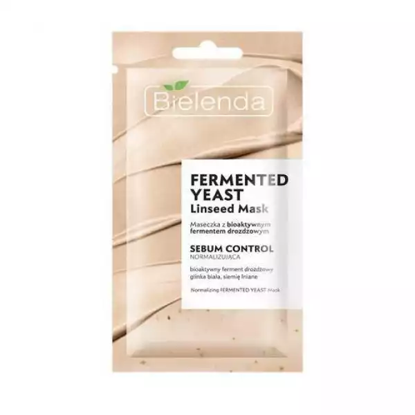 Fermented Yeast Linseed Mask Normalizująca Maseczka Z Bioaktywnym Fermentem Drożdżowym 8G
