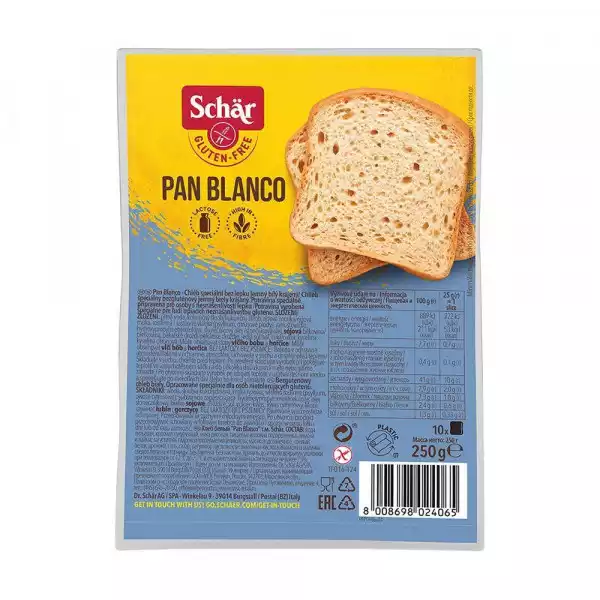 Schar − Pan Blanco, Chleb Biały Bezgl. − 250 G