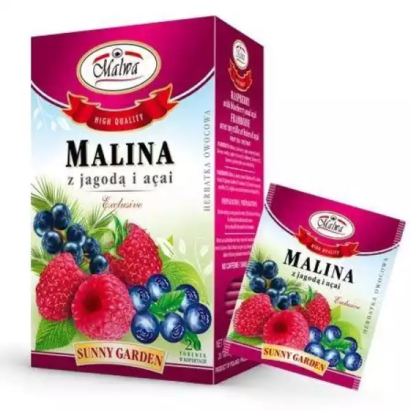 Herbata Malina + Jagoda I Acai 20*2G Malwa