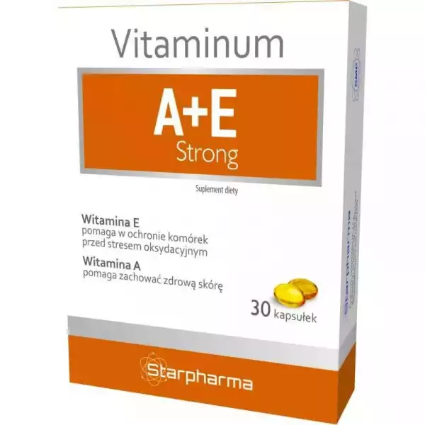 Starpharma − Vitaminum A + E Strong − 30 Kaps.