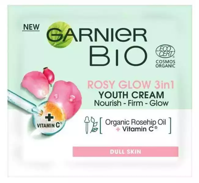 Bio Rosy Glow 3In1 Youth Cream Krem Różany Przeciw Oznakom Starzenia Dla Skóry Matowej 1.5Ml