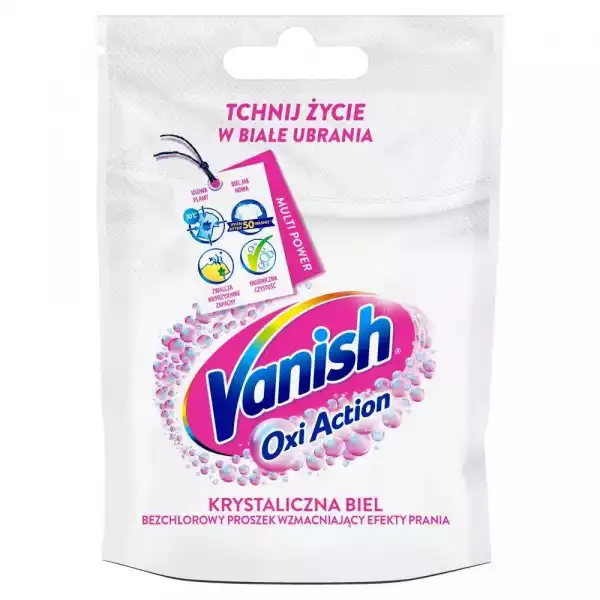 Vanish − Gold Oxi Action, Odplamiacz Do Białych Tkanin W Proszku − 30 G