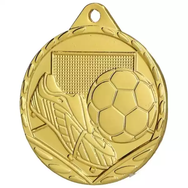 Medal Piłka Nożna Złoty Mmc3032 Stalowy Śr. 32Mm
