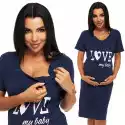 Bawełniana Koszula Do Karmienia Porodu Ciążowa
