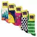 Skarpety Crazy Socks Wysokie 5Pak Kolorowe 43-46