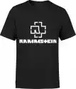 Rammstein Koszulka Męska Black Metal Rockowa Roz S